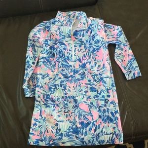 Lilly Pulitzer girls Popover dress L